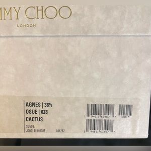 Jimmy Choo unused Agnes-cactus suede pumps